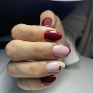 manicura combinada + kapping polygel + semi (seña)