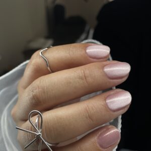 manicura combinada + esmaltado semi (seña)